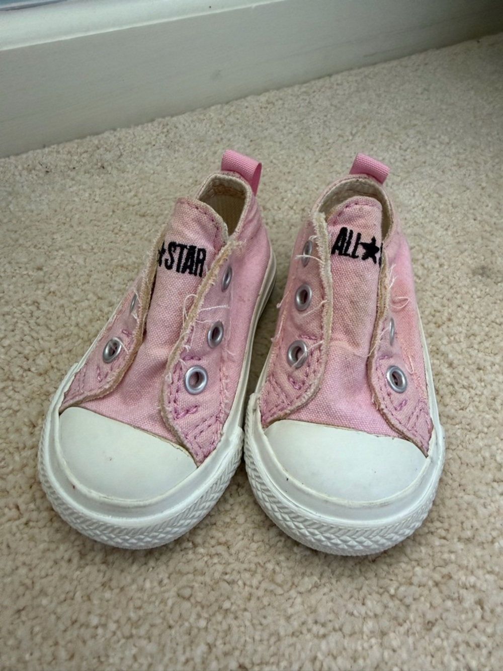 Pink Slip-On Baby Converse